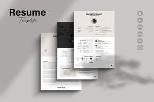 Professional Resume/CV Template, a Resume Template by TemplateFolio-Shop