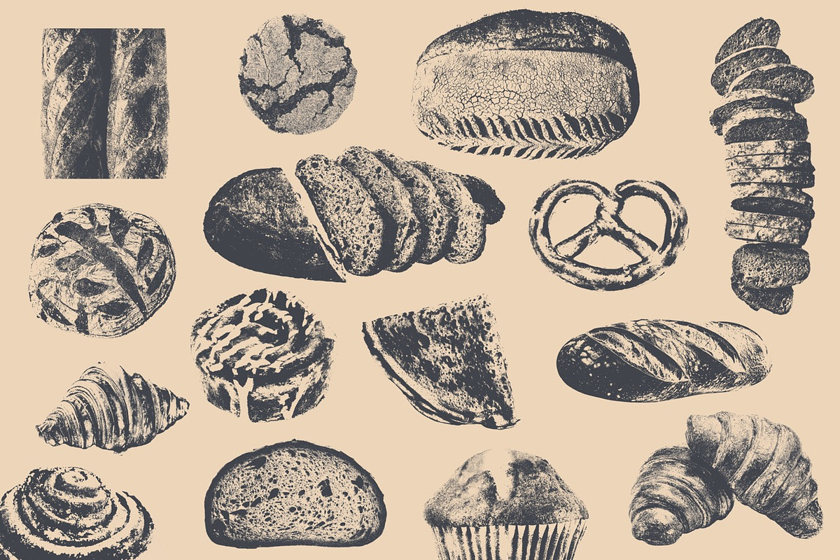 Bread & Bakery Elements, an Object Graphic by Em&M Studio (Photo 3 of 8)