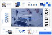 Minimal Bluish Powerpoint Template, a Presentation Template by ZAAS (Thumbnail 2 of 13)
