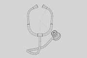 Stethoscope, an Object 3D Model by fahad121 (Thumbnail 7 of 7)