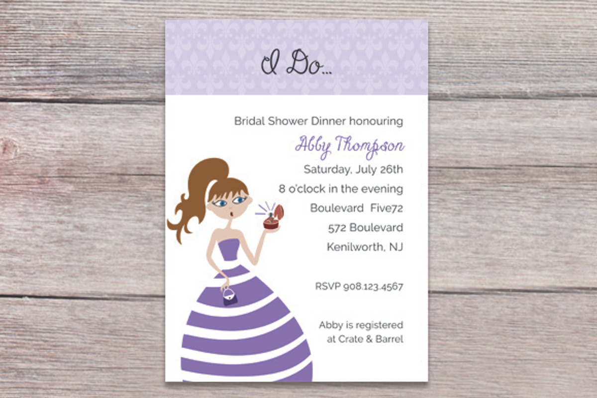 Bridal shower, an Invitation Template by Claudia Petrilli Design
