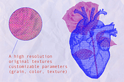 Risoprint Halftone Grain effect, a Texture Graphic by Alexiva (Thumbnail 5 of 6)