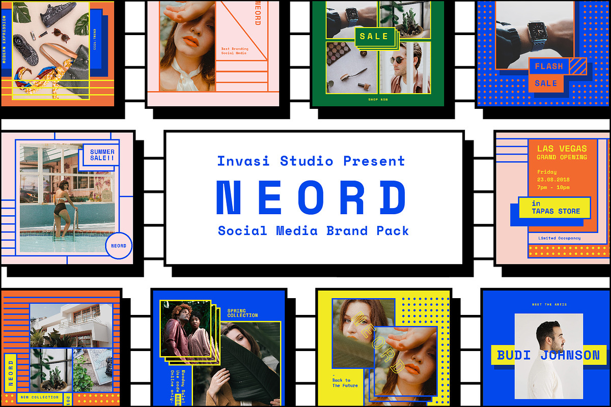 NEORD-Social Media Brand Templates, a Social Media Template by Invasi Studio (Photo 1 of 20)