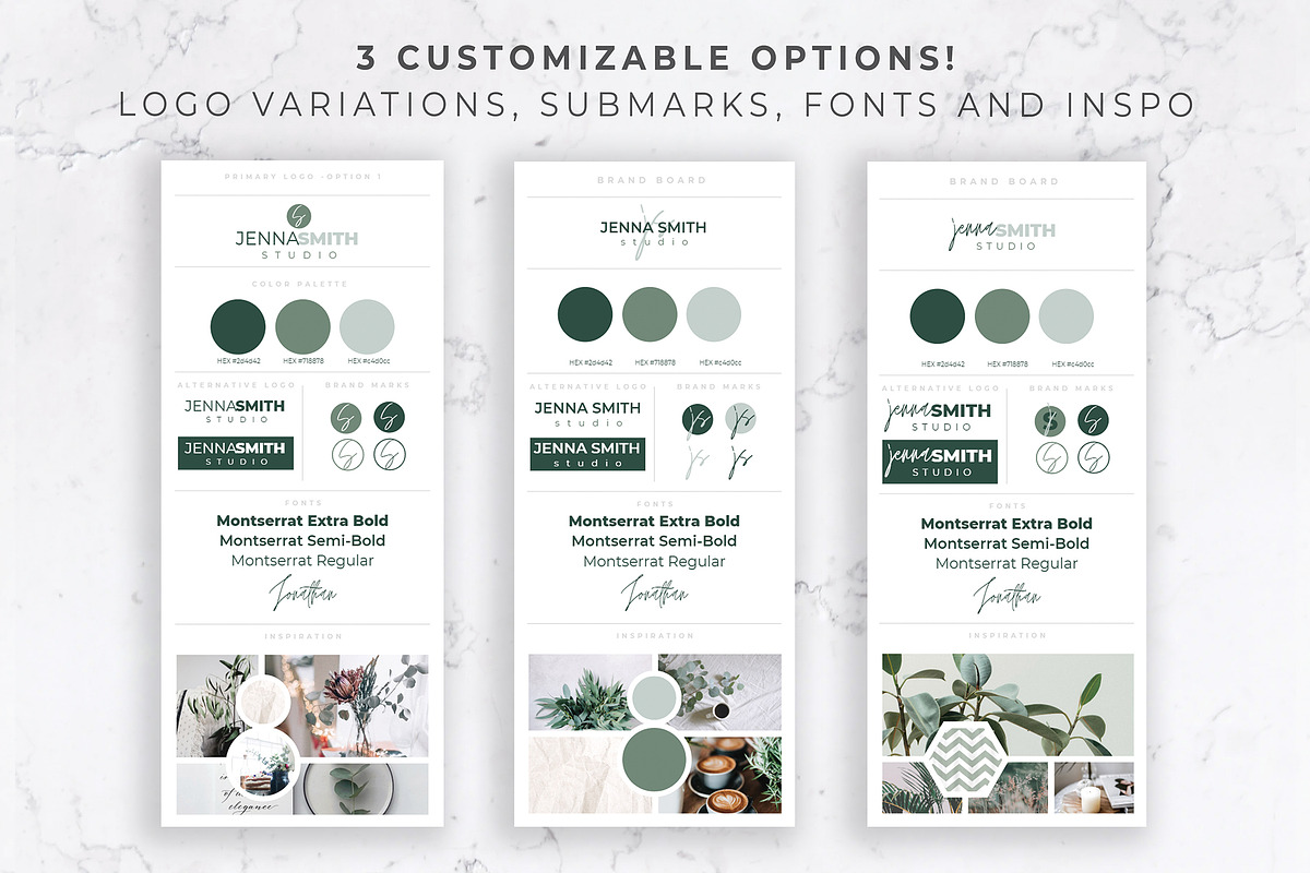 Brand Board Templates | Canva, a Presentation Template by Thirty One Palms Studio (Photo 2 of 7)