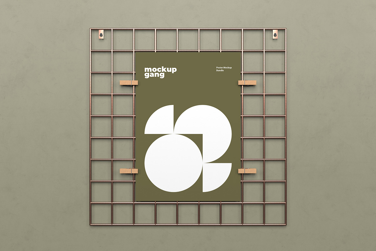 Poster Mockup Bundle, a Print Template by Mockup Gang (Photo 5 of 9)