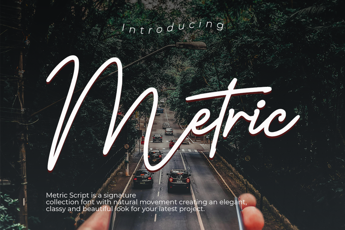 Matric, a Font by cocodesign (Photo 1 of 8)