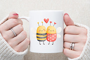 Honey Bee Gnome Watercolor Clipart, an Illustration by Sublimation Artist (Thumbnail 5 of 6)