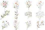 Pastel Watercolor Flower Clipart, an Illustration by DreamCafeArt (Thumbnail 5 of 8)