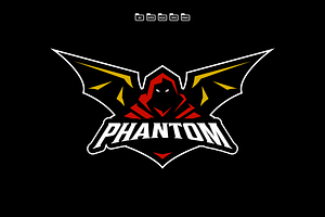 Phantom Wings Mascot Logo