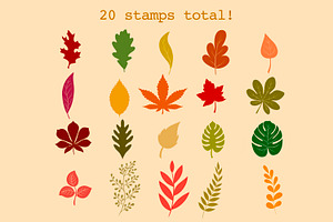 Leafy Stamps For Procreate