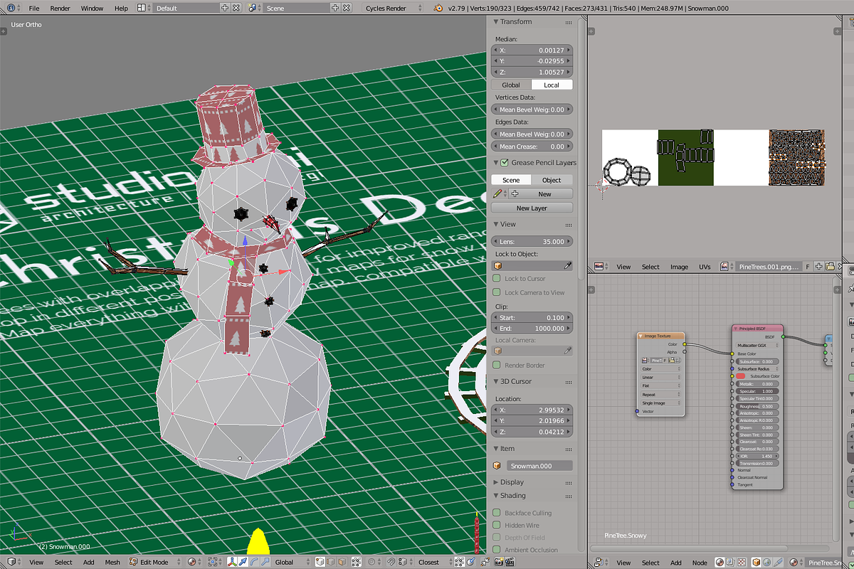 Christmas Decorations, an Object 3D Model by Studio Ochi (Photo 8 of 11)