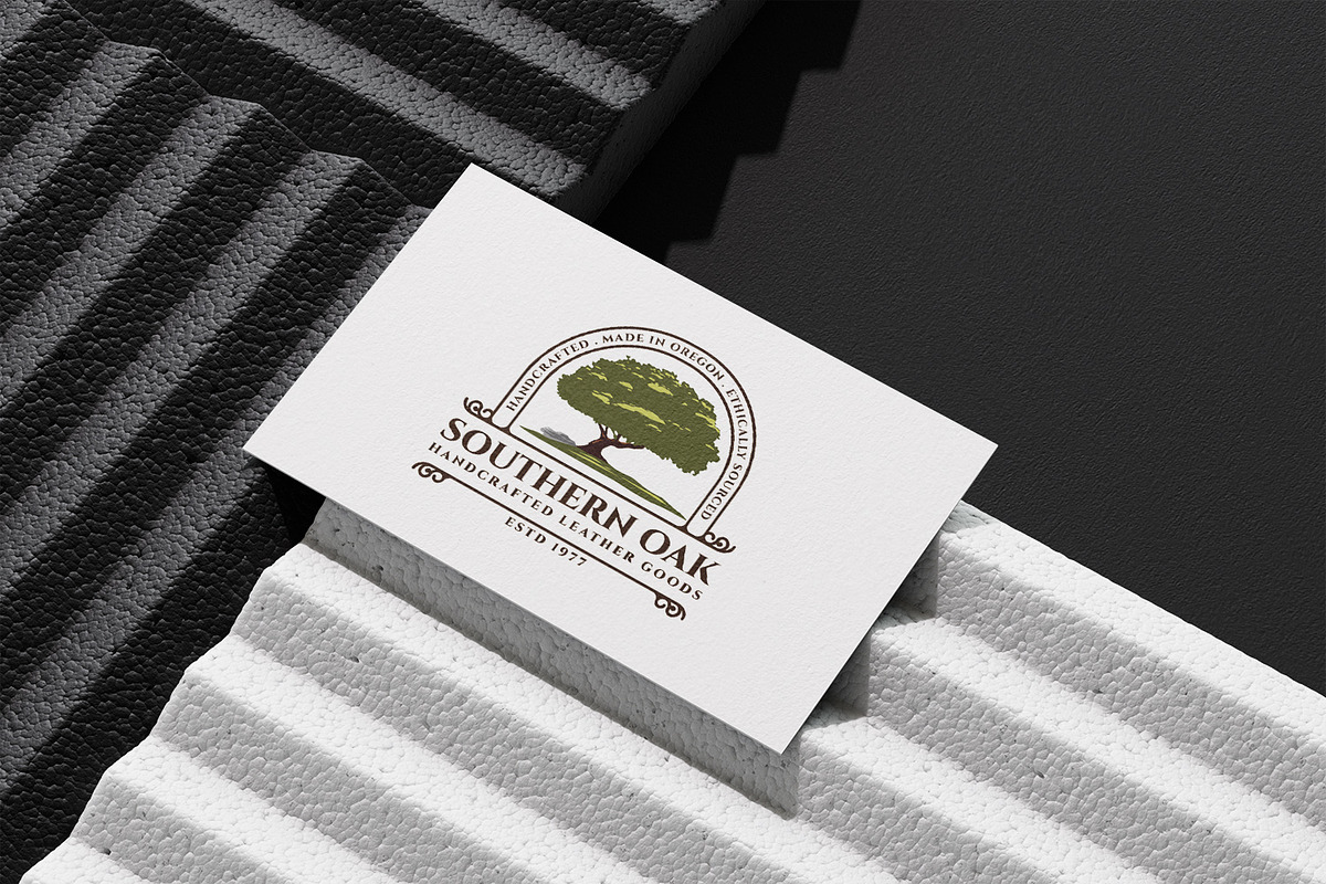 Vintage Style Oak Tree Logo, a Branding & Logo Template by Suhandi (Photo 4 of 4)
