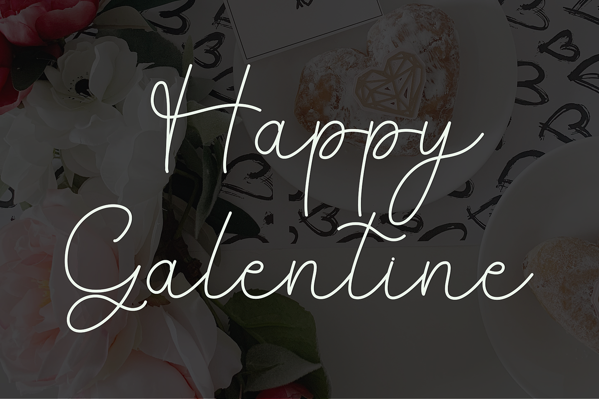 Beauty Galentine, a Handwritten Font by InermediaSTUDIO (Photo 6 of 8)