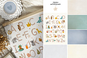 Boho baby Animal watercolor set, an Animal Illustration by TanyaSchuka (Thumbnail 12 of 17)