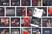 Barber Shop Salon Instagram Kit, a Social Media Template by TheBrightGrap (Thumbnail 3 of 12)