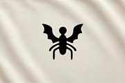 Bat Insect Silhouette Vector, an Animal Illustration by Vectorium Studio (Thumbnail 3 of 4)