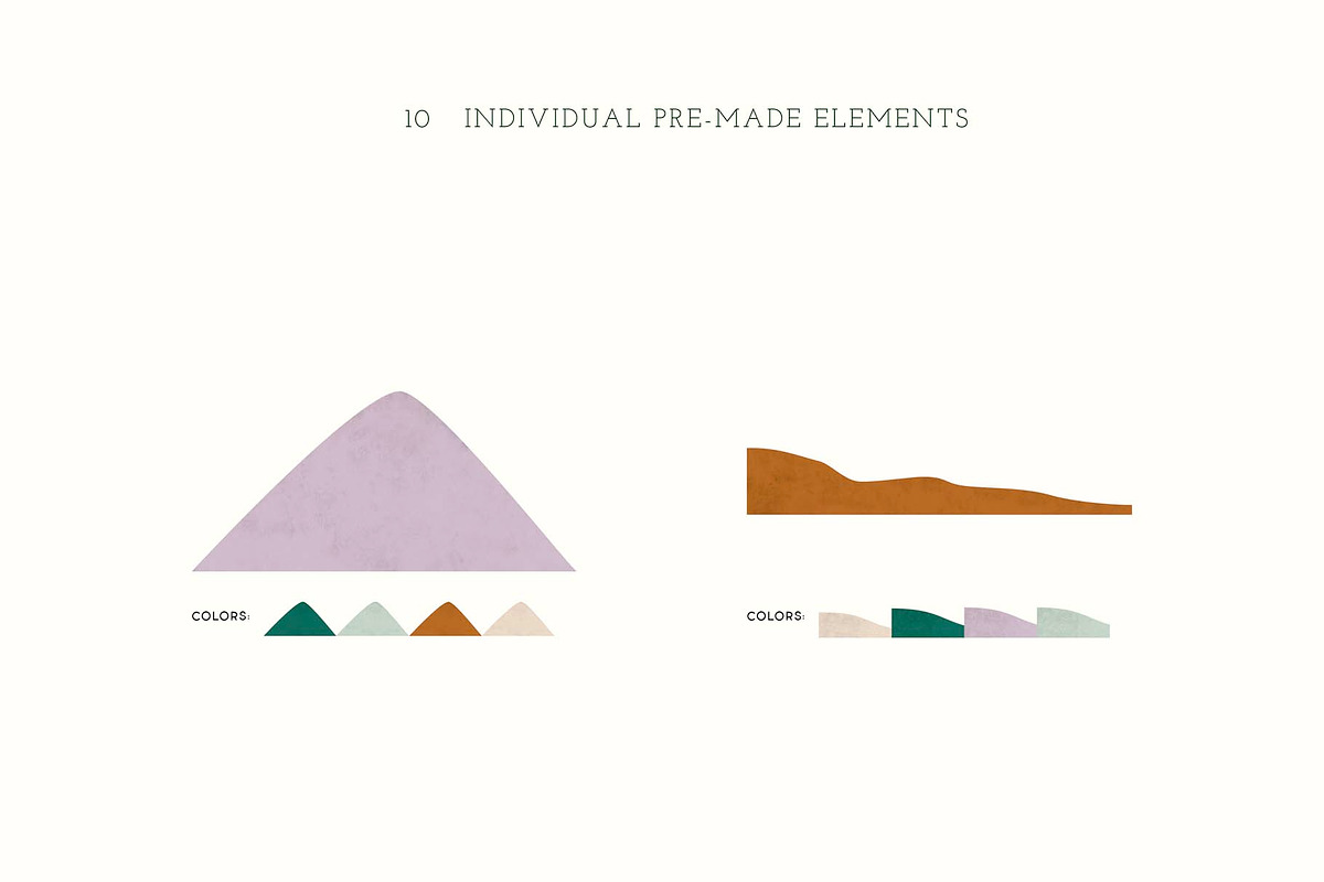 Pre-Made Shapes & Compositions, an Illustration by All This Concept (Photo 10 of 16)
