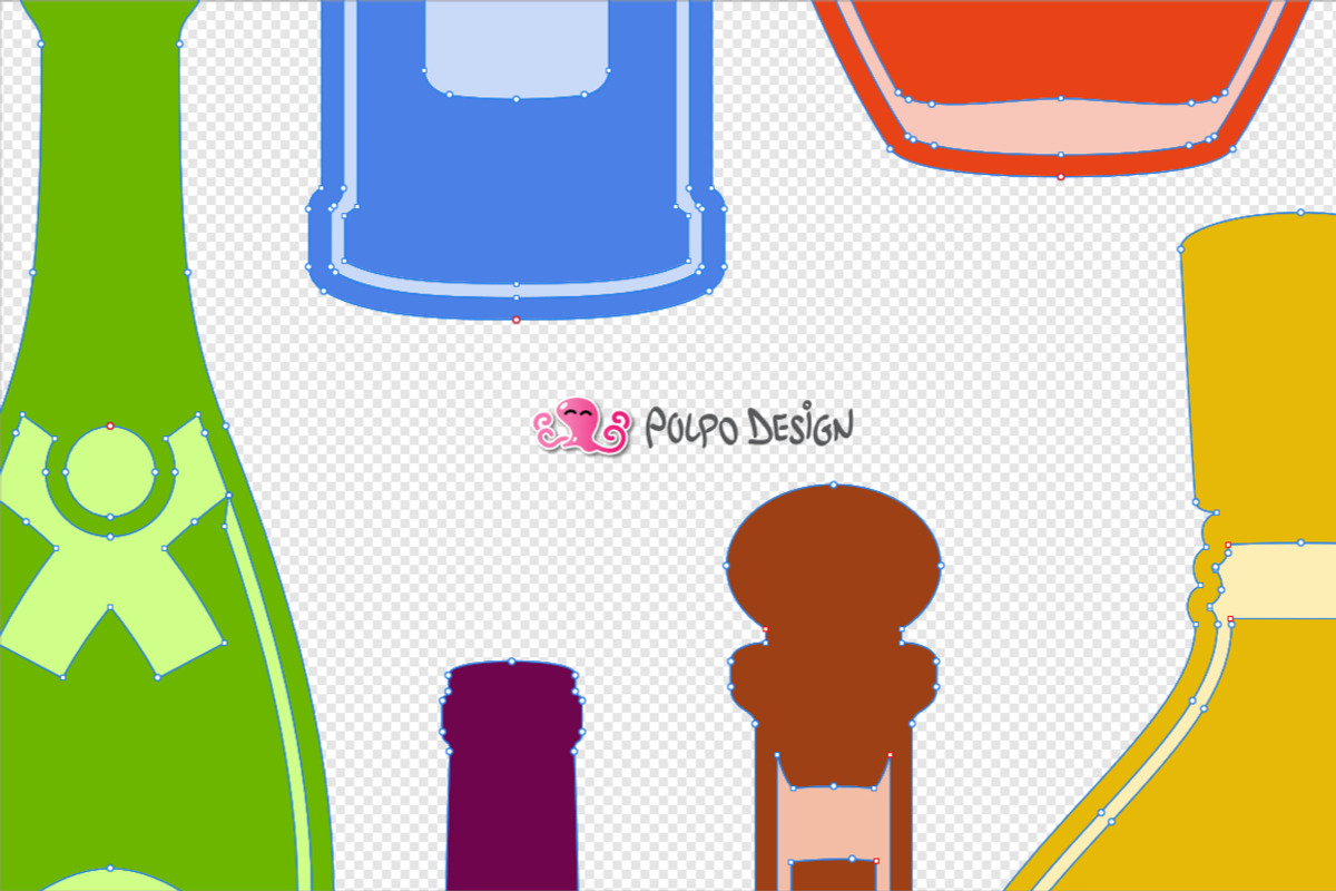Alcohol Bottles SVG, Eps, Dxf, Png., an Object Graphic by PolpoDesign (Photo 3 of 3)