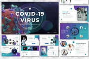 Covid-19 Virus  - Medical PowerPoint, a Presentation Template by Dhabee (Thumbnail 1 of 13)