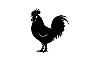 Rooster Chicken Silhouette Vector Bu, an Illustration by Designs_River (Thumbnail 7 of 51)