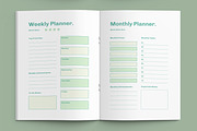 Productivity Daily Planner Template, a Stationery Template by ContestDesign (Thumbnail 4 of 6)