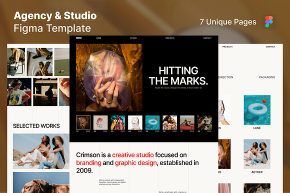 Agency Studio Figma Template