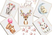 Baby Shower Clipart,Boho Nursery Png, an Illustration by Creative Art (Thumbnail 4 of 9)