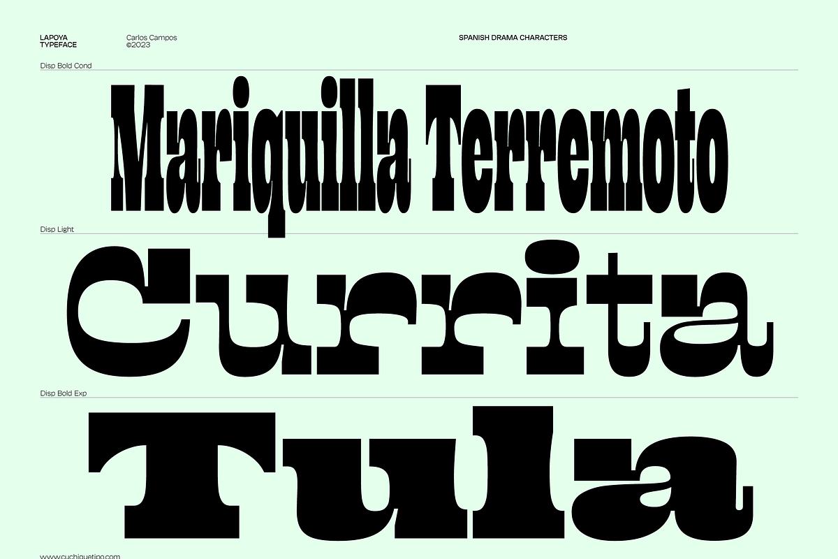 Lapoya Font, a Slab Serif Font by Cuchi, qué Tipo! Foundry (Photo 8 of 18)