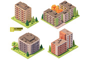 Isometric city map elements, an Object Graphic by tele52 (Thumbnail 33 of 72)