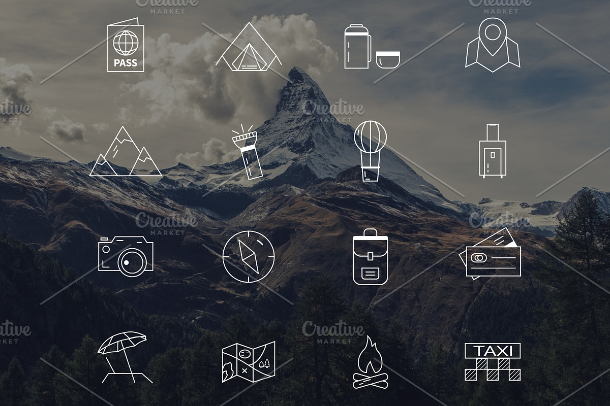 70% OFF Adventure Graphics Pack, a Branding & Logo Template by JeksonGraphics (Photo 5 of 16)