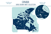 Canada Maps Collection, an Education Illustration by Illustrationsforteachers (Thumbnail 4 of 7)