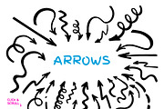 Highlighter brushes and arrows (Ai), a Brush Add-On by voin_Sveta (Thumbnail 3 of 6)