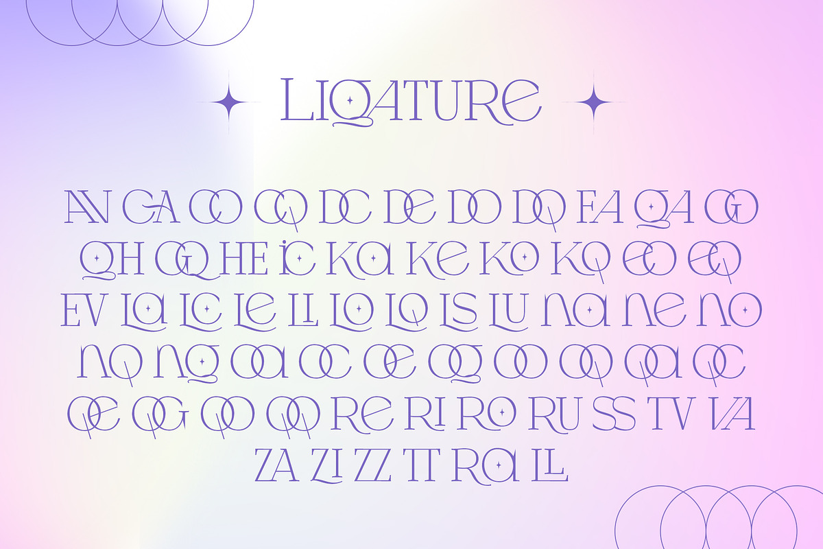 Calang Dreams with Ligatures, a Serif Font by Siwox Studios (Photo 6 of 8)