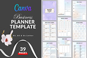 Business planner bundle Pack Canva, a Stationery Template by LaxmiOwl (Thumbnail 1 of 7)