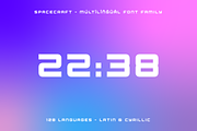 Spacecraft — A Futuristic Typeface, a Sans Serif Font by alpercakici (Thumbnail 8 of 18)