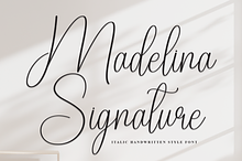 Madelina Signature | Script Font