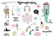Whimsical underwater cliparts kit, an Illustration by @olga.angelloz (Thumbnail 2 of 4)