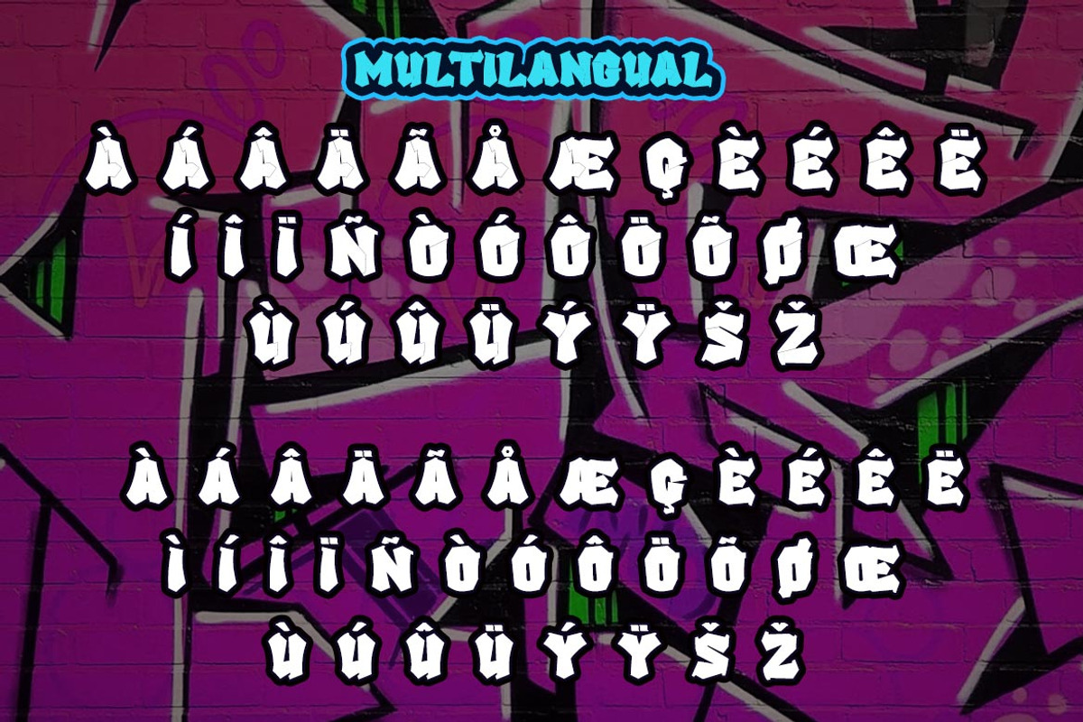 SUXAN - Display Graffiti Style Font, a Font by twinstd (Photo 9 of 10)