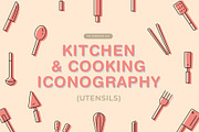 Kitchen & Cooking Icons (Utensils), an Icon by The Monoline Guy (Thumbnail 1 of 3)