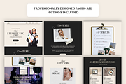 Canva Website Template UGC Creator, a Marketing Template by AtelierDuVow (Thumbnail 5 of 10)