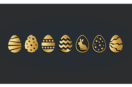 Easter Golden Eggs Set