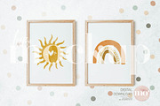 2 Wood Frames Mockup, Kids room, a Product Mockup by MoMockups (Thumbnail 1 of 3)