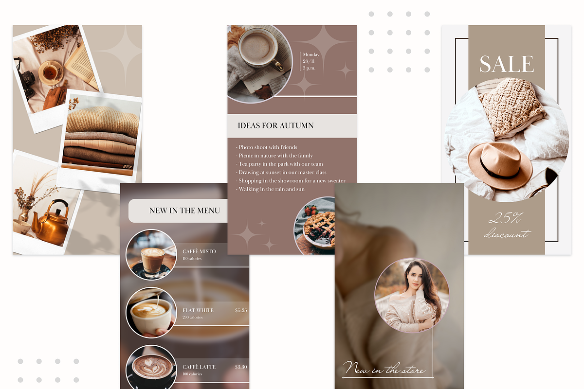 40 Templates for Instagram stories, a Social Media Template by uiux_Marty (Photo 4 of 7)