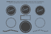 Badge Elements - Chain Set, an Object Graphic by Bearded Creative (Thumbnail 4 of 4)