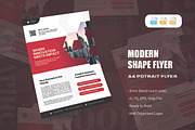 Modern Shape Business - Flyer, a Flyer Template by AQR Studio (Thumbnail 1 of 2)