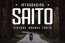 Saito – Vintage Garage Fonts