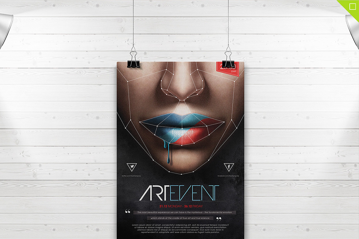 Picture/ Poster On 5 Stages Mock-up, a Product Mockup by Mocca Mockups Store (Photo 45 of 55)
