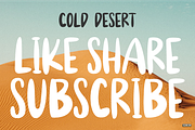 Cold Desert | Handwritten Font, a Font by Epiclinez (Thumbnail 5 of 5)