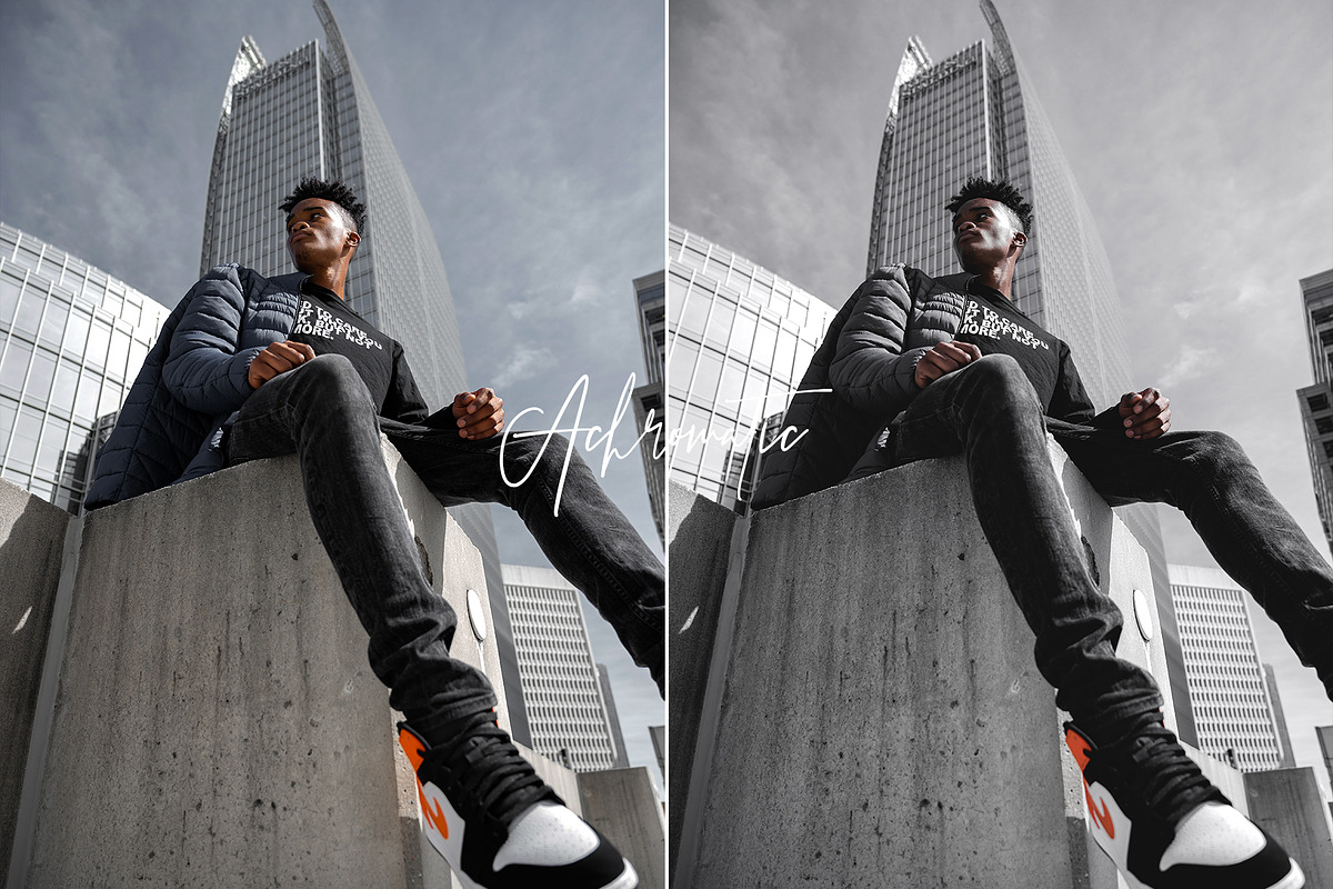 Achromatic Lightroom Presets Pack, an Action Add-On by PixelHive Pro (Photo 8 of 15)