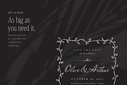 Floral Wedding Invite & Sign Creator, an Object Graphic by The October Creative (Thumbnail 9 of 22)